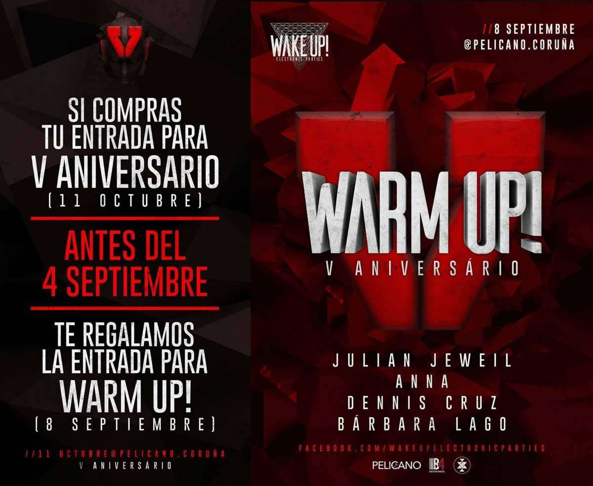 Warm Up Entrada Gratis